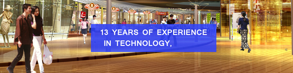13 YEARS OF EXPERIENCE IN TECHNOLOGY